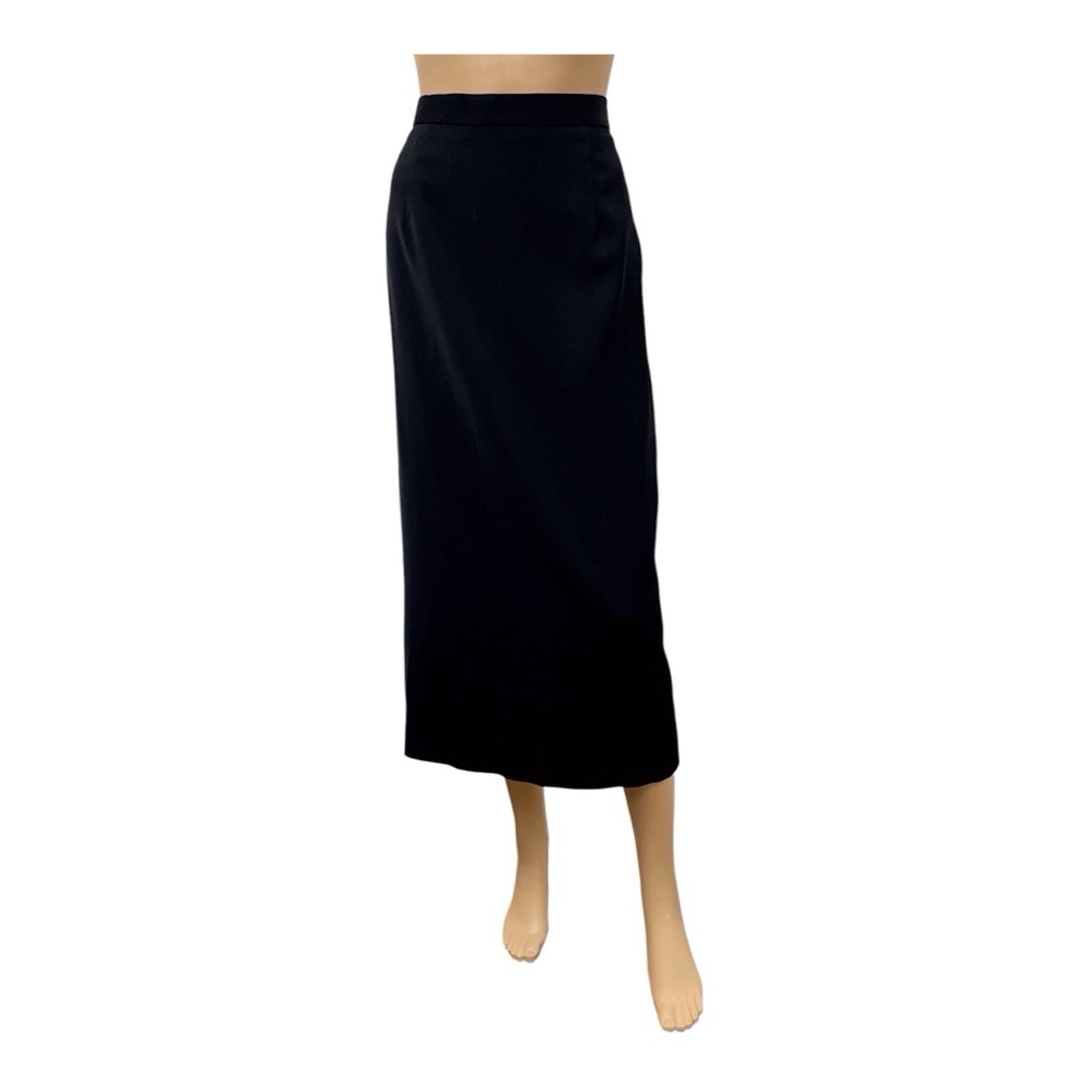 Princess Precious Collection Women's Black Lined Midi Skirt, 12